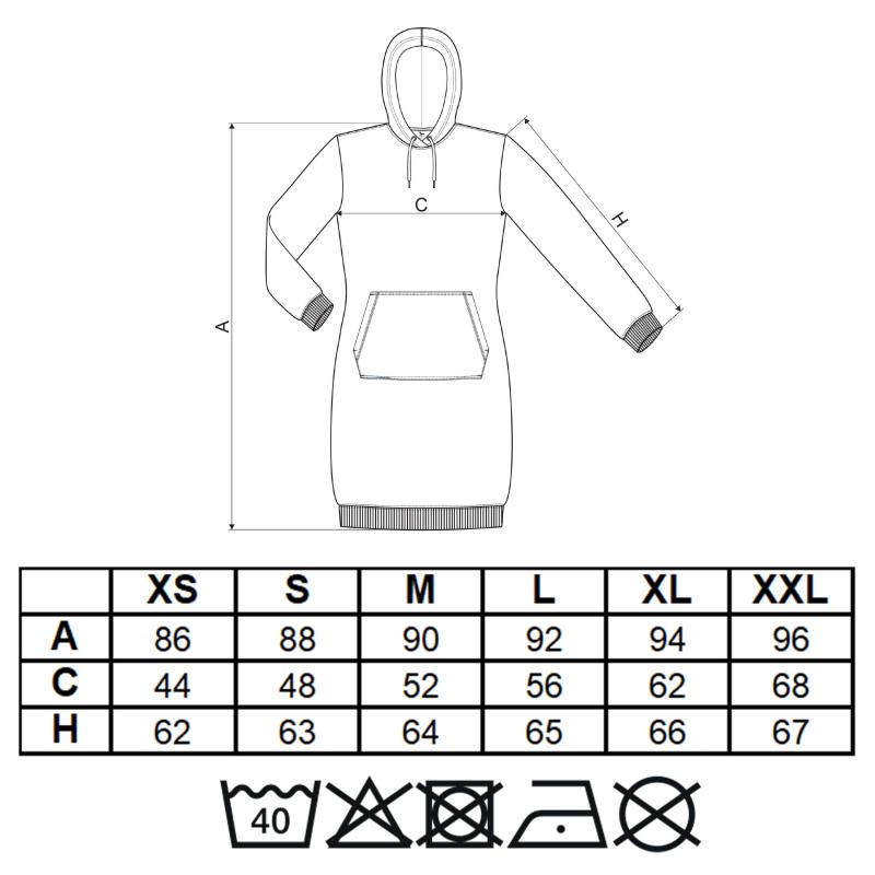 Mikinové šaty Milena 3