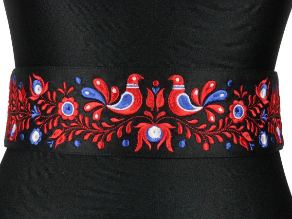 Vyšívaný folklórny opasok Alena 3
