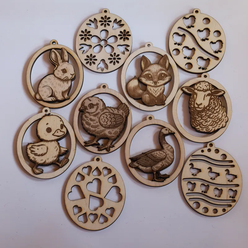 Veľkonočné vajíčka set 10 kusov.