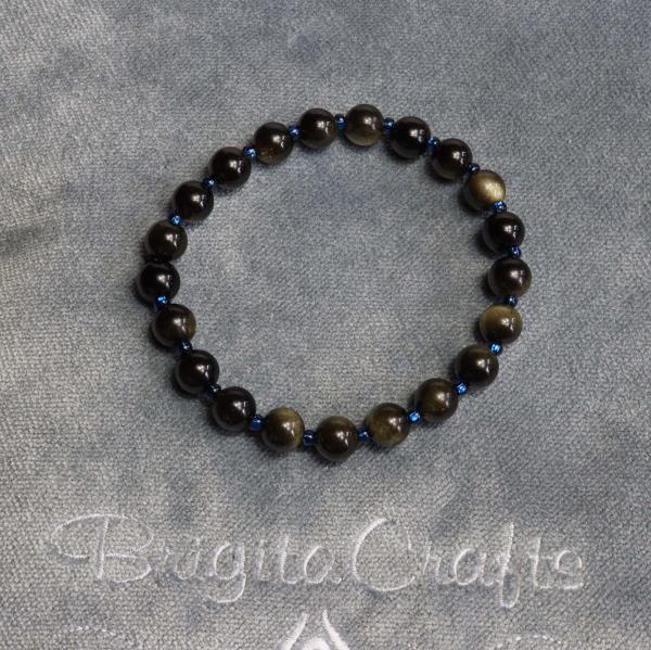 Obsidianový náramok 2