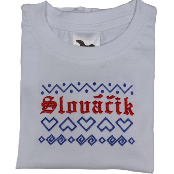 Detské folklórne tričko Slováčik