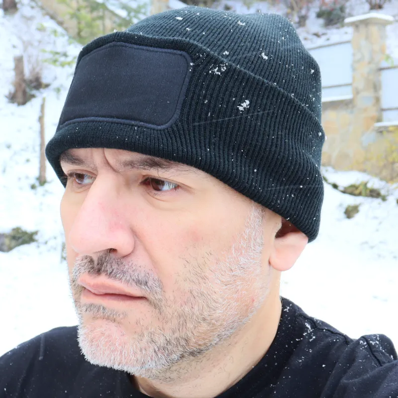 Pletená dvojvrstvová čiapka 9