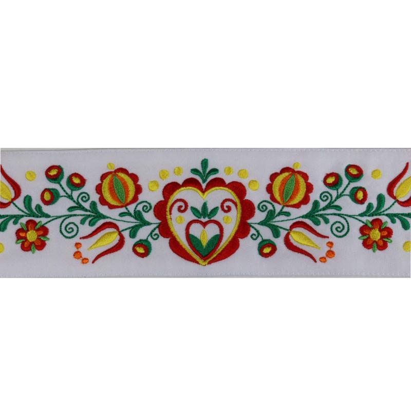 Dámsky vyšívaný folklórny opasok Zlatica 2