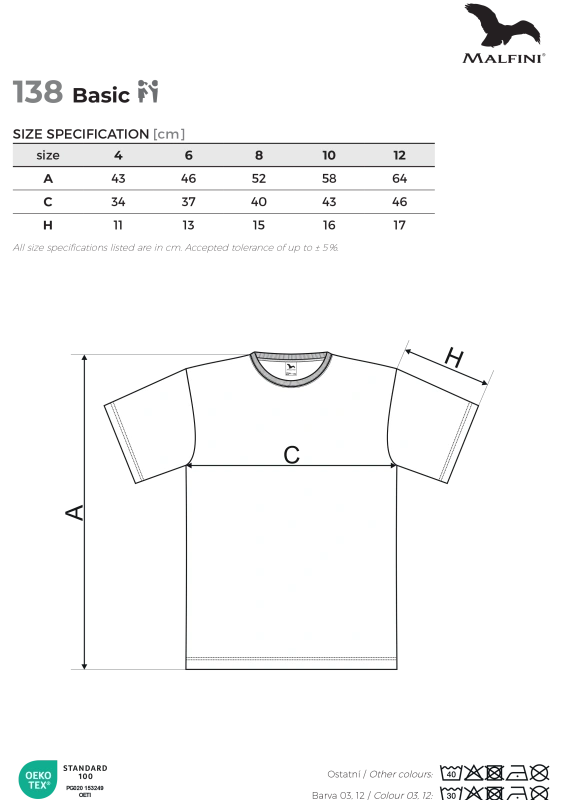 Detské tričko Basic. 9