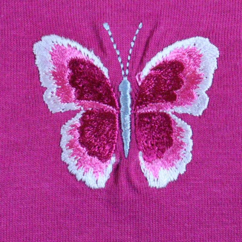 Dámske tričko Motýlik fuchsia. Veľkosť M 1